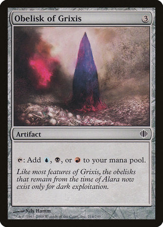 Obelisk of Grixis [Shards of Alara] | Exor Games Truro