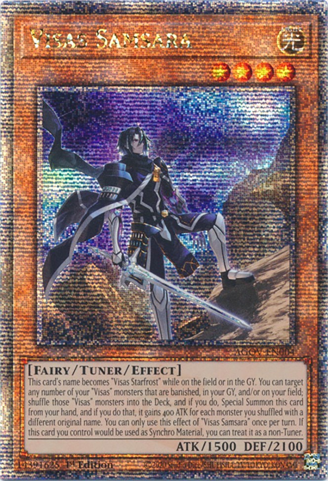 Visas Samsara (Quarter Century Secret Rare) [AGOV-EN004] Quarter Century Secret Rare | Exor Games Truro