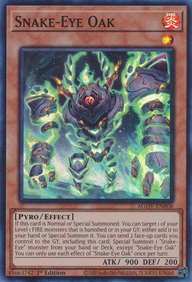 Snake-Eye Oak [AGOV-EN008] Super Rare | Exor Games Truro