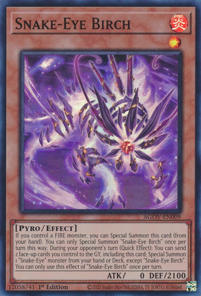 Snake-Eye Birch [AGOV-EN009] Super Rare | Exor Games Truro
