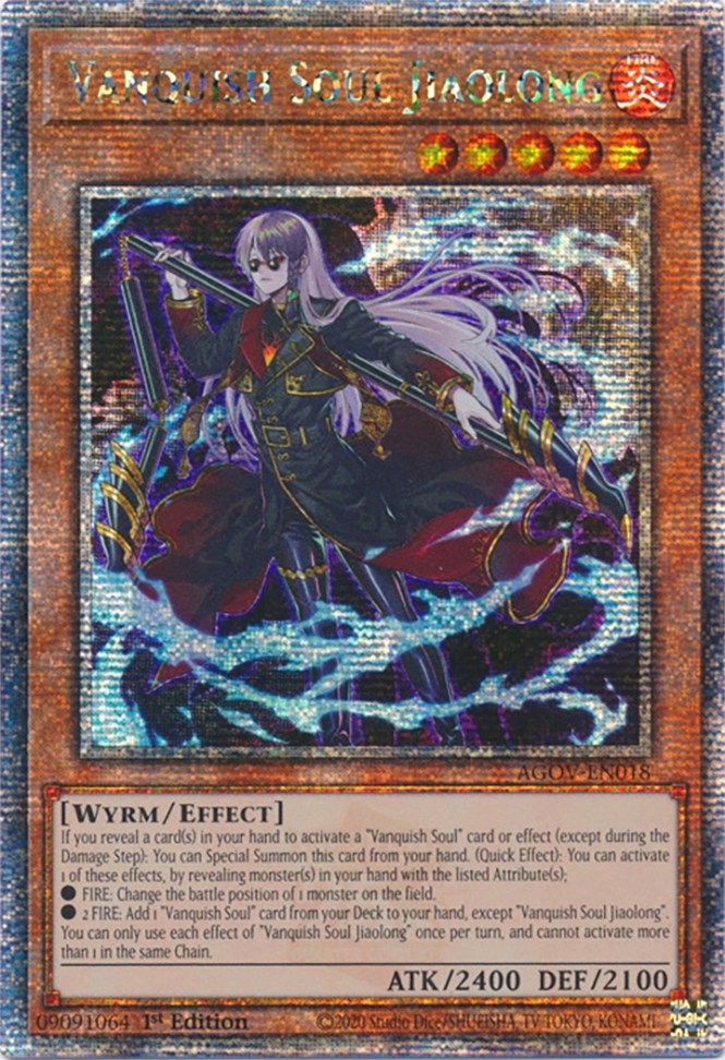 Vanquish Soul Jiaolong (Quarter Century Secret Rare) [AGOV-EN018] Quarter Century Secret Rare | Exor Games Truro