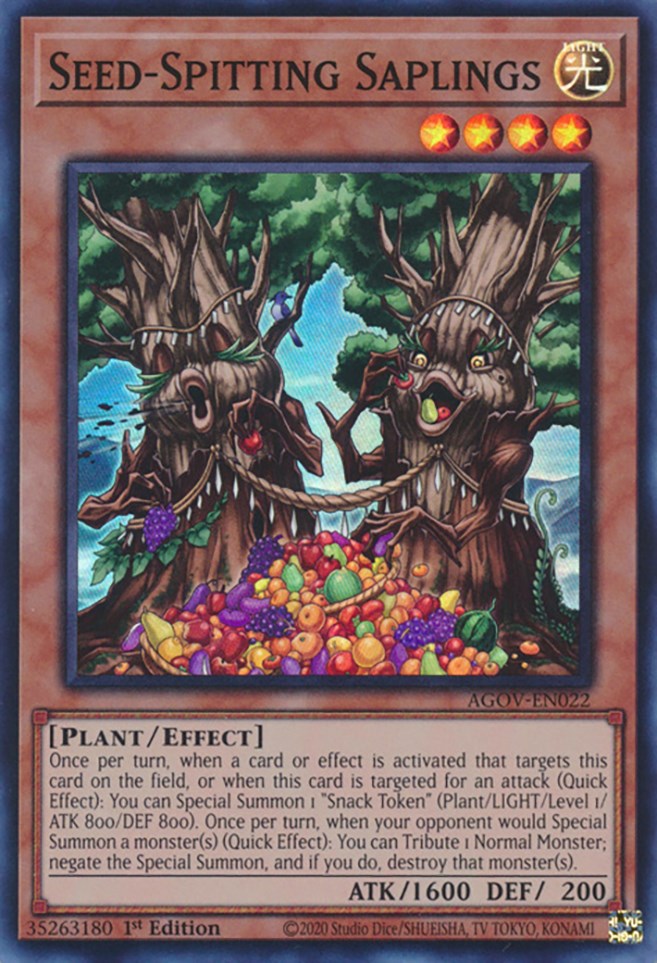 Seed-Spitting Saplings [AGOV-EN022] Super Rare | Exor Games Truro