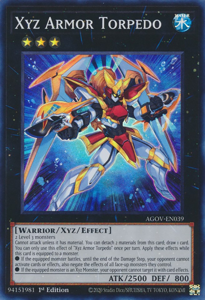 Xyz Armor Torpedo [AGOV-EN039] Super Rare | Exor Games Truro