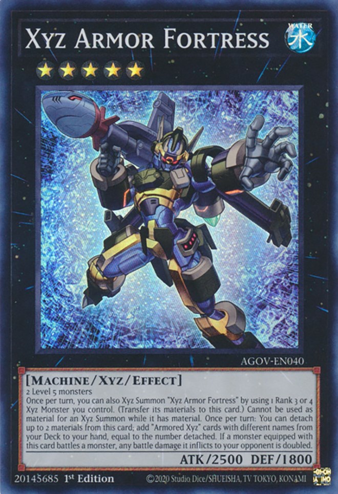 Xyz Armor Fortress [AGOV-EN040] Super Rare | Exor Games Truro