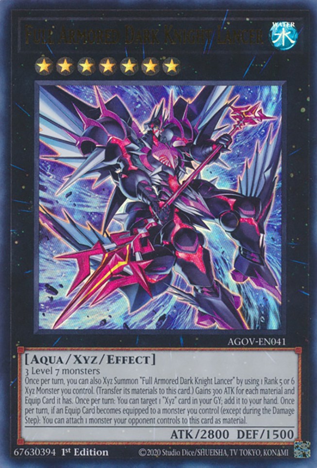 Full Armored Dark Knight Lancer [AGOV-EN041] Ultra Rare | Exor Games Truro