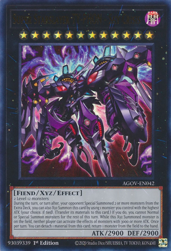Super Starslayer TY-PHON - Sky Crisis [AGOV-EN042] Ultra Rare | Exor Games Truro