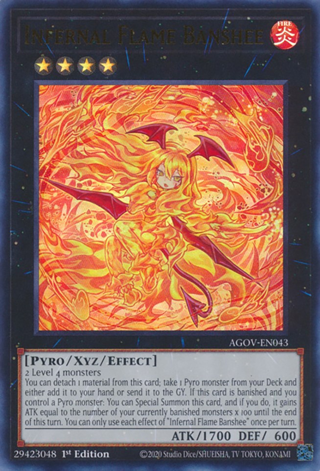 Infernal Flame Banshee [AGOV-EN043] Ultra Rare | Exor Games Truro