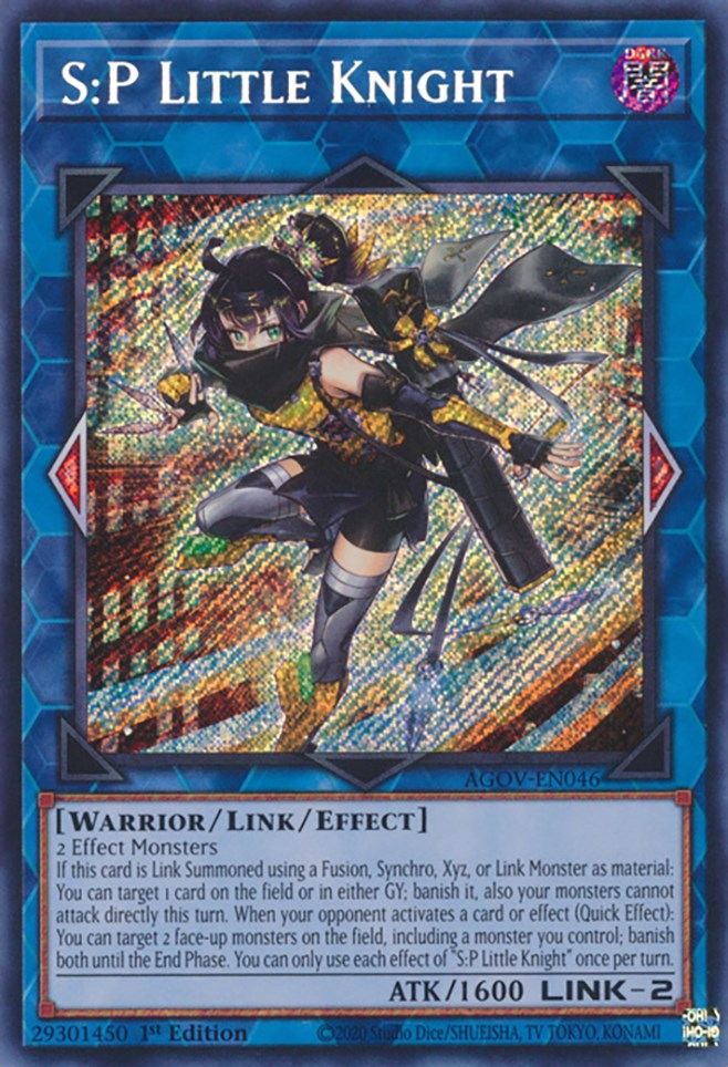 S:P Little Knight [AGOV-EN046] Secret Rare | Exor Games Truro