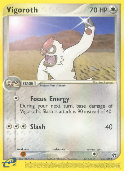 Vigoroth (52/100) [EX: Sandstorm] | Exor Games Truro