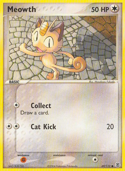 Meowth (69/112) [EX: FireRed & LeafGreen] | Exor Games Truro
