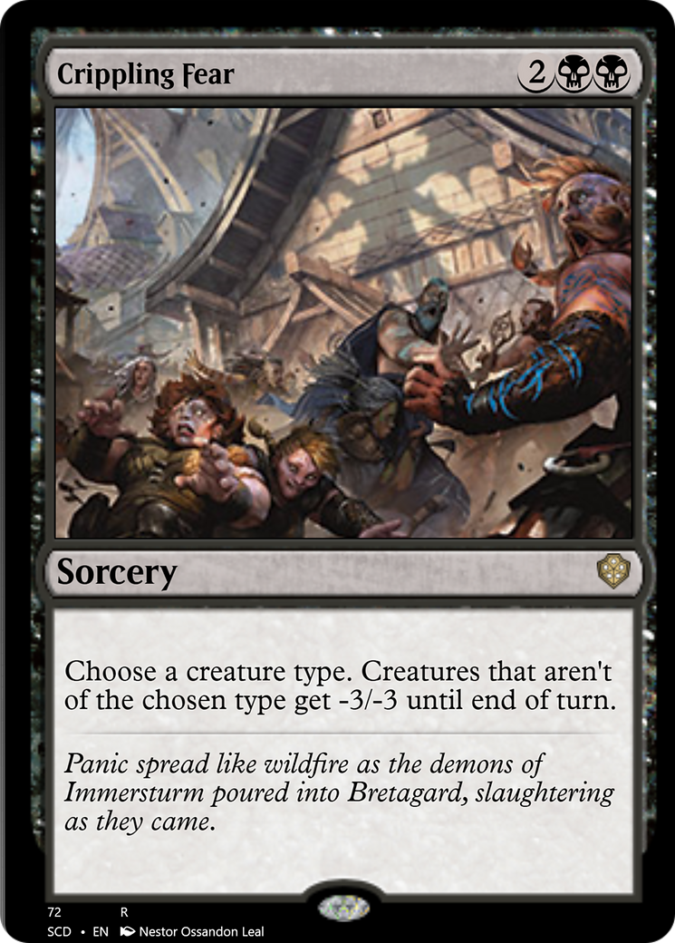 Crippling Fear [Starter Commander Decks] | Exor Games Truro