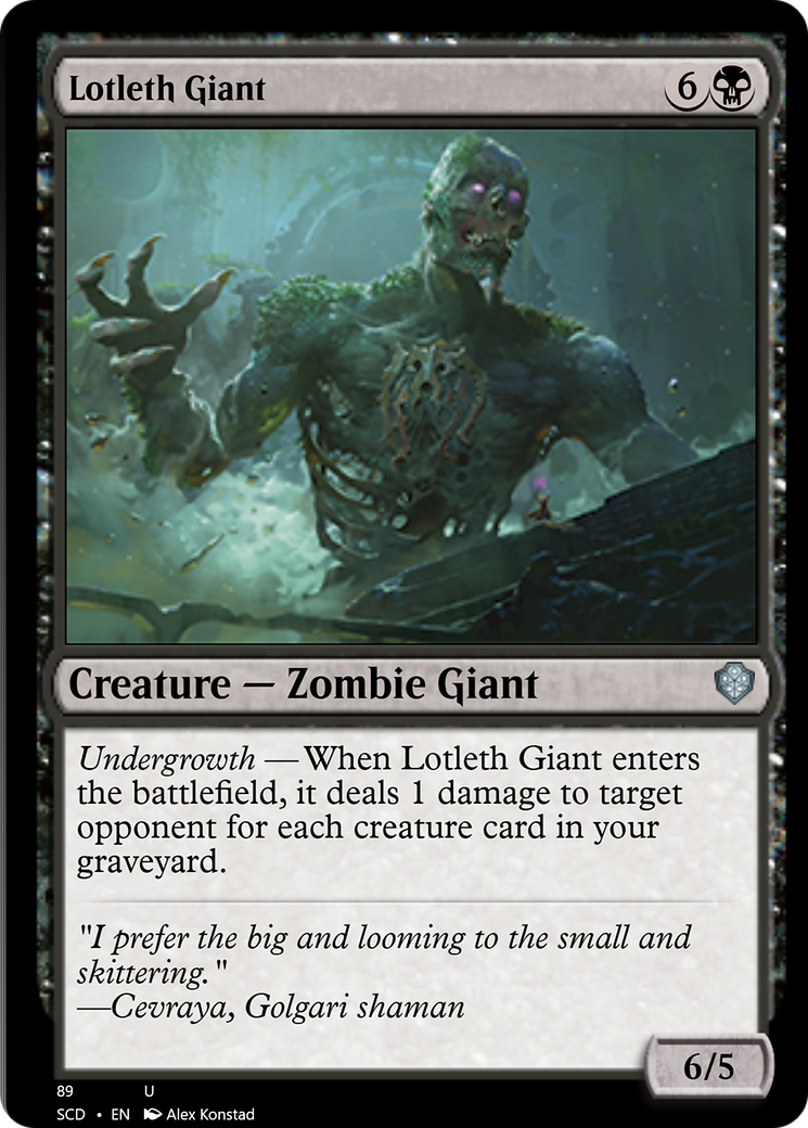 Lotleth Giant [Starter Commander Decks] | Exor Games Truro