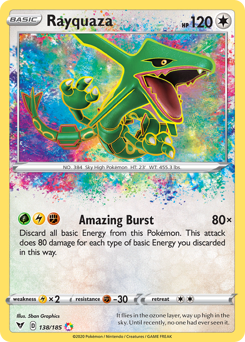 Rayquaza (138/185) [Sword & Shield: Vivid Voltage] | Exor Games Truro