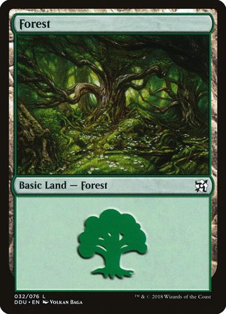 Forest (32) [Duel Decks: Elves vs. Inventors] | Exor Games Truro