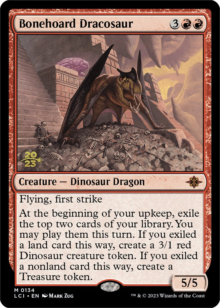 Bonehoard Dracosaur [The Lost Caverns of Ixalan Prerelease Cards] | Exor Games Truro