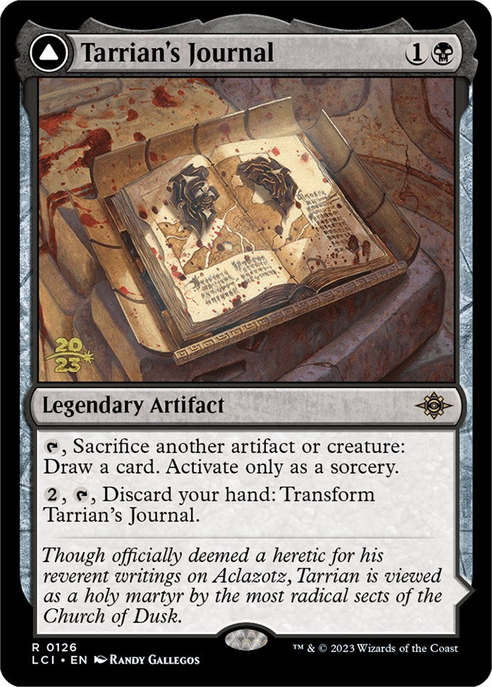 Tarrian's Journal // The Tomb of Aclazotz [The Lost Caverns of Ixalan Prerelease Cards] | Exor Games Truro