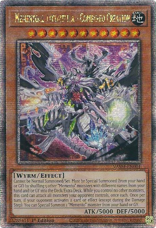 Mementoal Tecuhtlica - Combined Creation (Quarter Century Secret Rare) [VASM-EN001] Quarter Century Secret Rare | Exor Games Truro