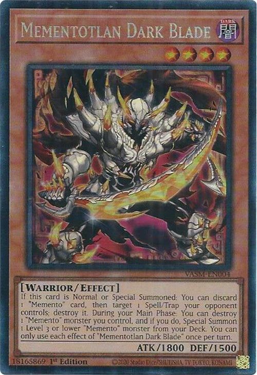 Mementotlan Dark Blade (CR) [VASM-EN004] Collector's Rare | Exor Games Truro