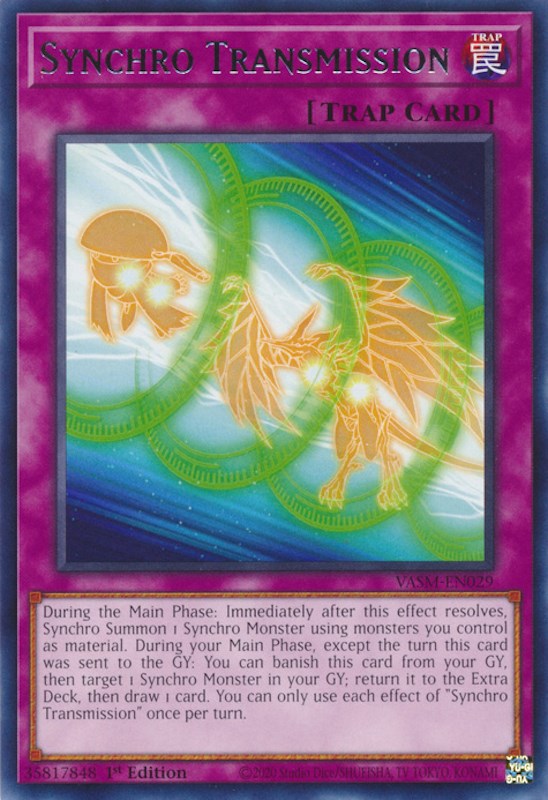 Synchro Transmission [VASM-EN029] Rare | Exor Games Truro