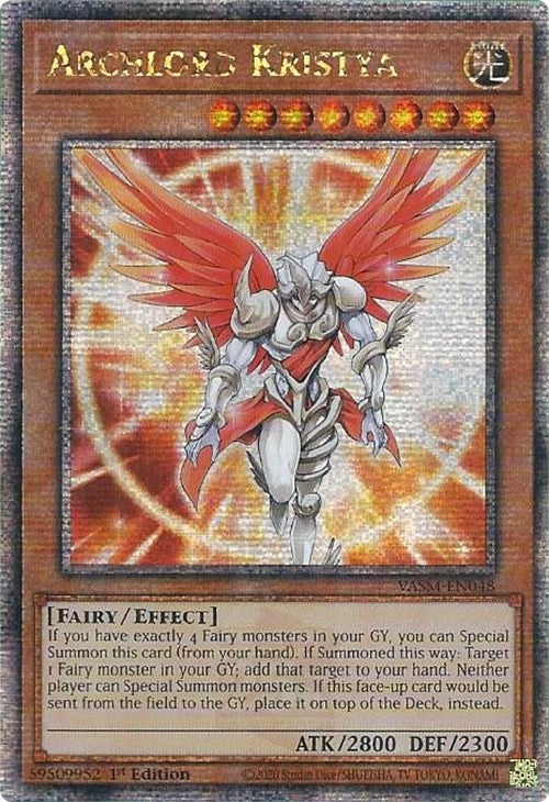 Archlord Kristya (Quarter Century Secret Rare) [VASM-EN048] Quarter Century Secret Rare | Exor Games Truro