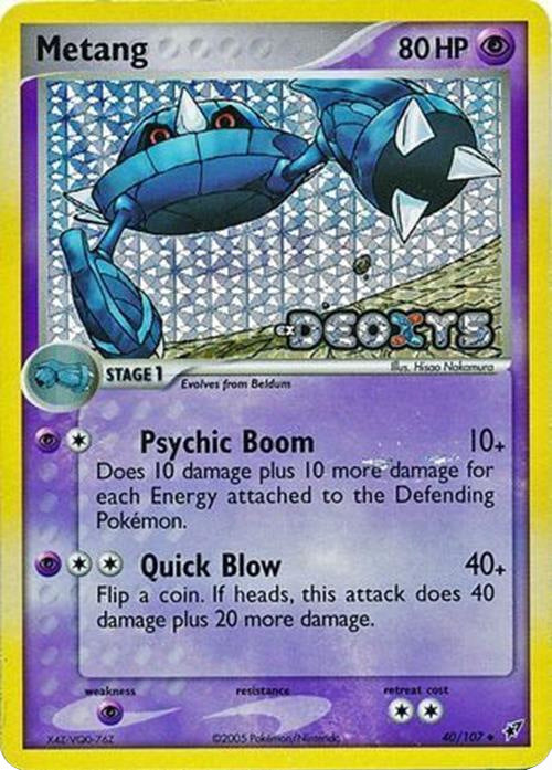 Metang (40/107) (Stamped) [EX: Deoxys] | Exor Games Truro