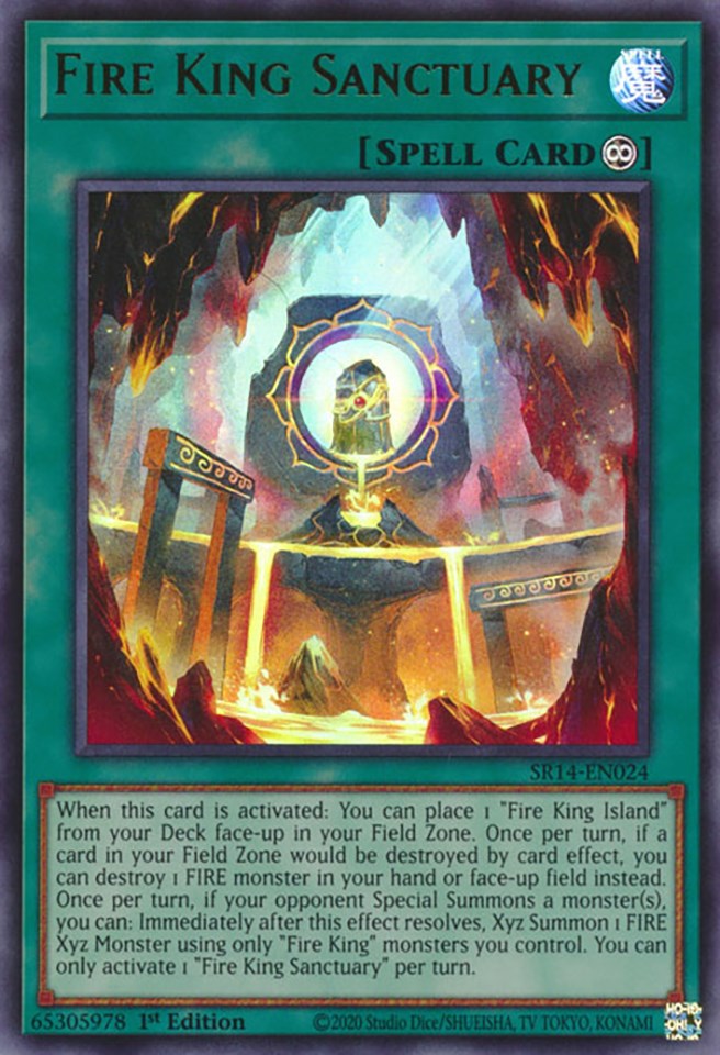 Fire King Sanctuary [SR14-EN024] Ultra Rare | Exor Games Truro