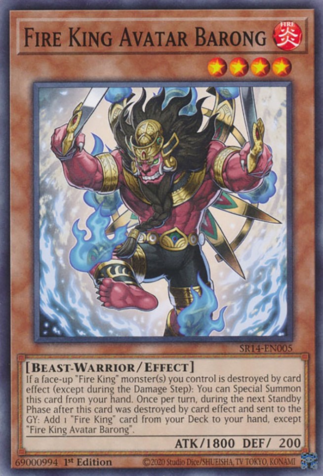 Fire King Avatar Barong [SR14-EN005] Common | Exor Games Truro