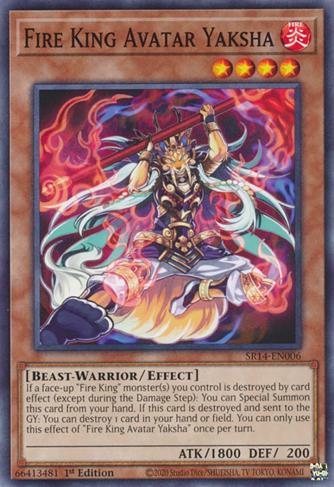 Fire King Avatar Yaksha [SR14-EN006] Common | Exor Games Truro