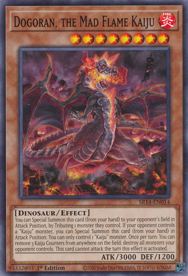 Dogoran, the Mad Flame Kaiju [SR14-EN014] Common | Exor Games Truro