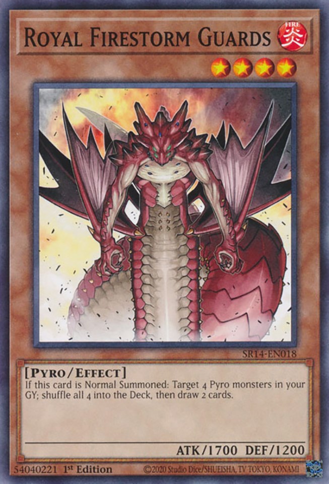 Royal Firestorm Guards [SR14-EN018] Common | Exor Games Truro