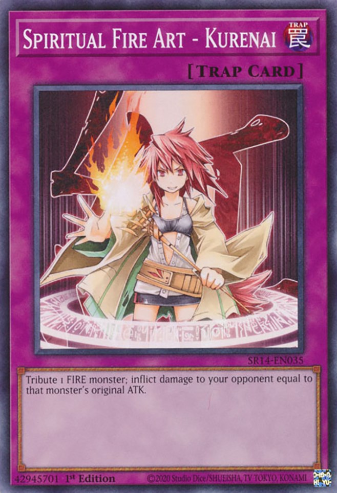 Spiritual Fire Art - Kurenai [SR14-EN035] Common | Exor Games Truro