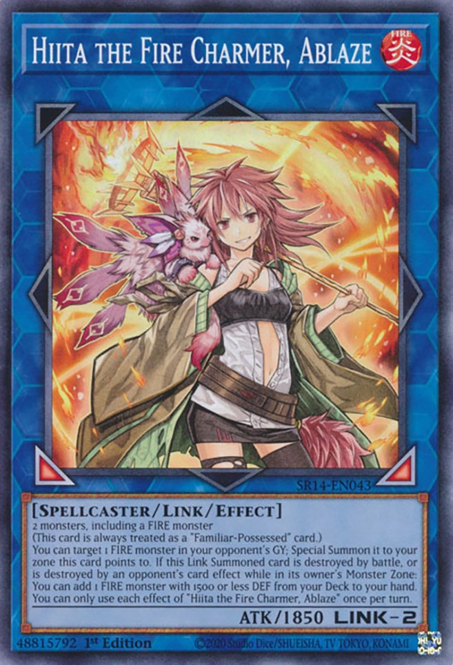 Hiita the Fire Charmer, Ablaze [SR14-EN043] Common | Exor Games Truro