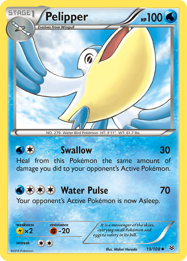 Pelipper (19/108) [XY: Roaring Skies] | Exor Games Truro