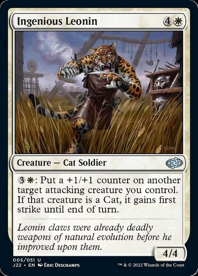 Ingenious Leonin [Jumpstart 2022] | Exor Games Truro