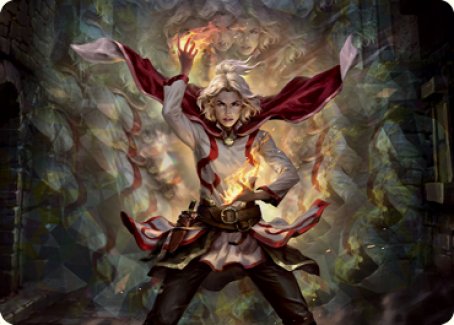 Delina, Wild Mage Art Card [Dungeons & Dragons: Adventures in the Forgotten Realms Art Series] | Exor Games Truro