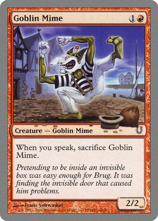 Goblin Mime [Unhinged] | Exor Games Truro