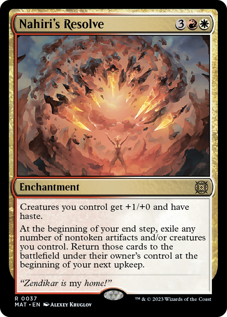 Nahiri's Resolve [March of the Machine: The Aftermath] | Exor Games Truro