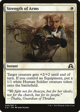 Strength of Arms [Shadows over Innistrad] | Exor Games Truro