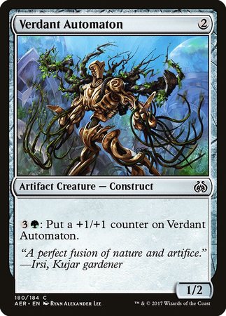 Verdant Automaton [Aether Revolt] | Exor Games Truro