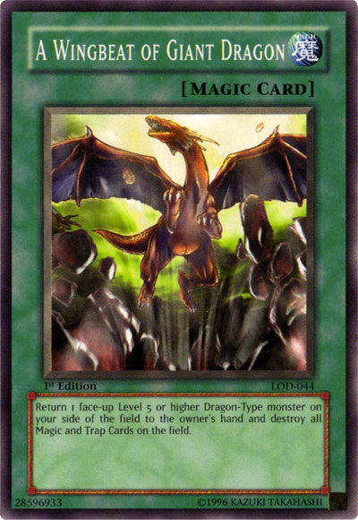 A Wingbeat of Giant Dragon [LOD-044] Common | Exor Games Truro