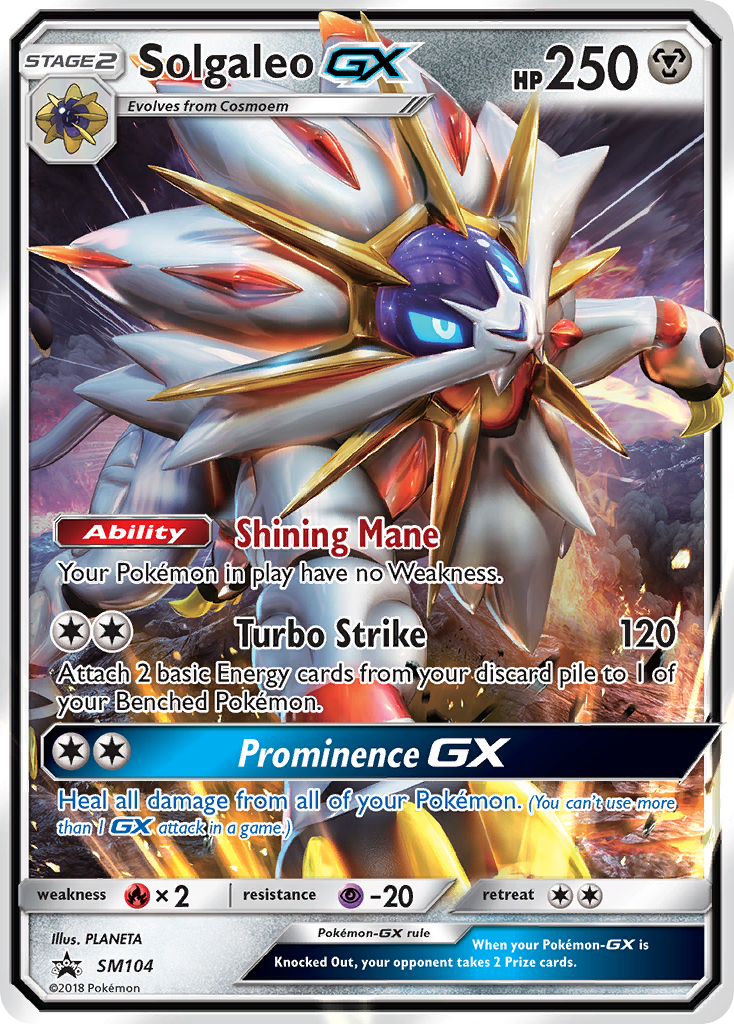 Solgaleo GX (SM104) [Sun & Moon: Black Star Promos] | Exor Games Truro
