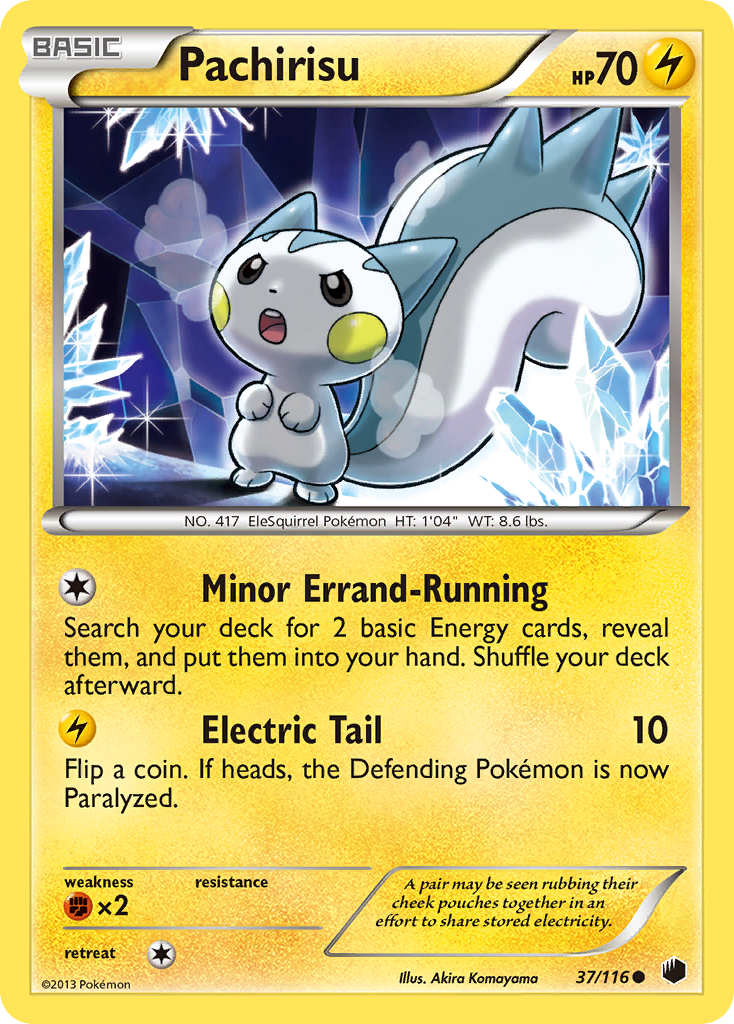 Pachirisu (37/116) [Black & White: Plasma Freeze] | Exor Games Truro