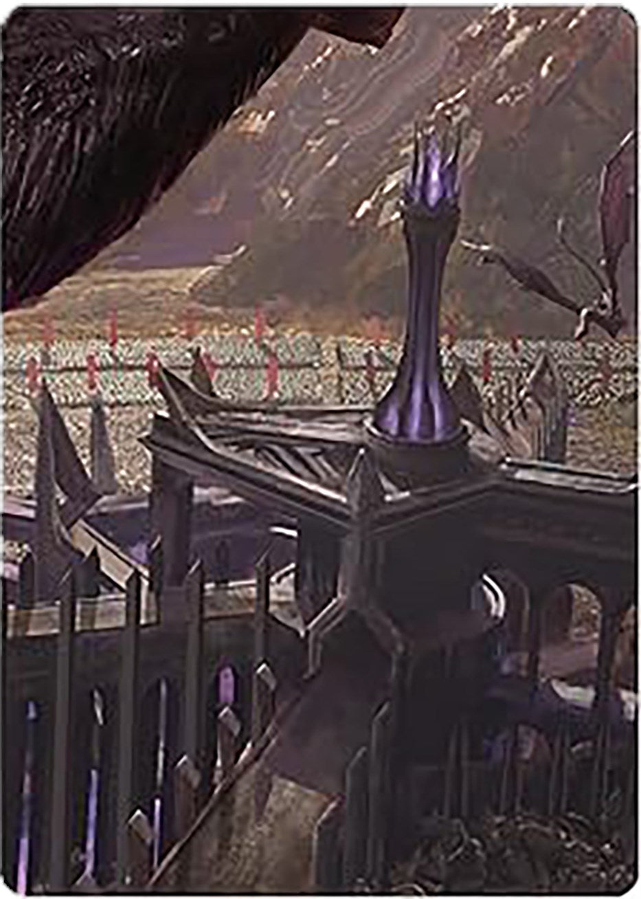 Minas Morgul, Dark Fortress Art Card [The Lord of the Rings: Tales of Middle-earth Art Series] | Exor Games Truro