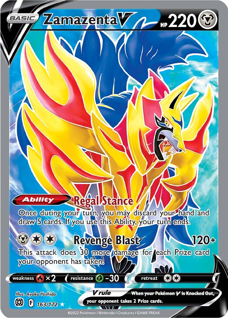 Zamazenta V (163/172) [Sword & Shield: Brilliant Stars] | Exor Games Truro