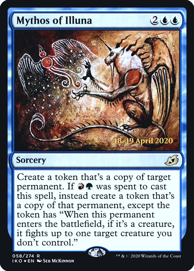 Mythos of Illuna [Ikoria: Lair of Behemoths Prerelease Promos] | Exor Games Truro