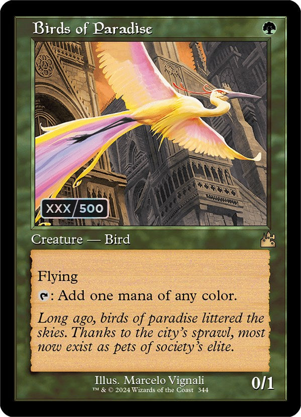 Birds of Paradise (Retro) (Serialized) [Ravnica Remastered] | Exor Games Truro