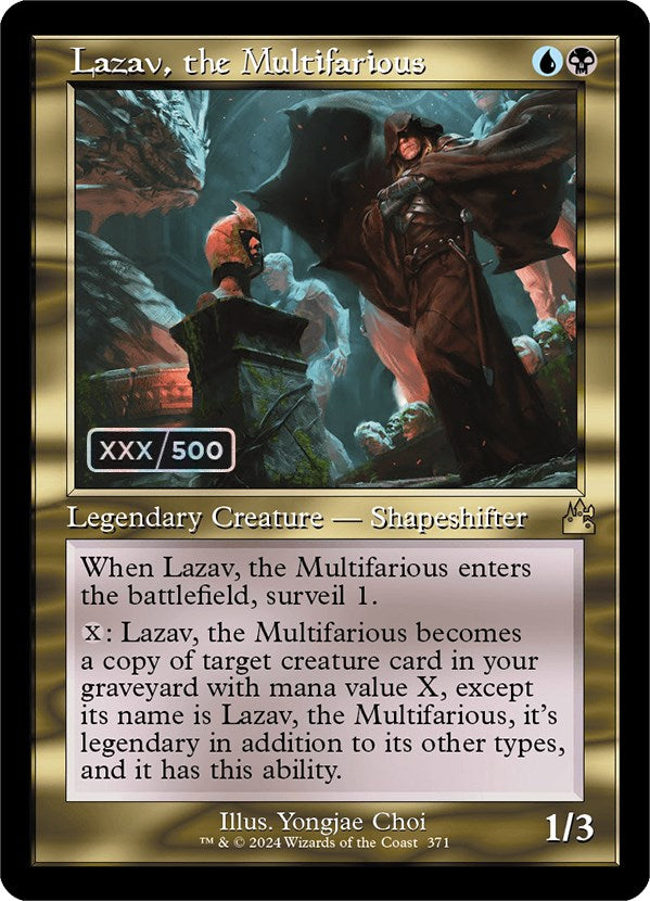 Lazav, the Multifarious (Retro) (Serialized) [Ravnica Remastered] | Exor Games Truro
