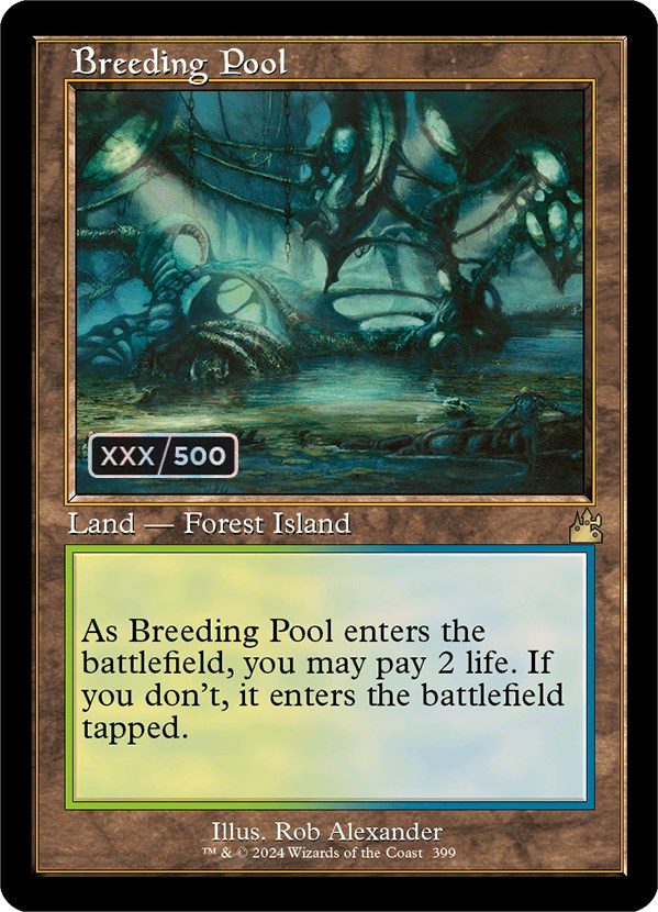 Breeding Pool (Retro) (Serialized) [Ravnica Remastered] | Exor Games Truro