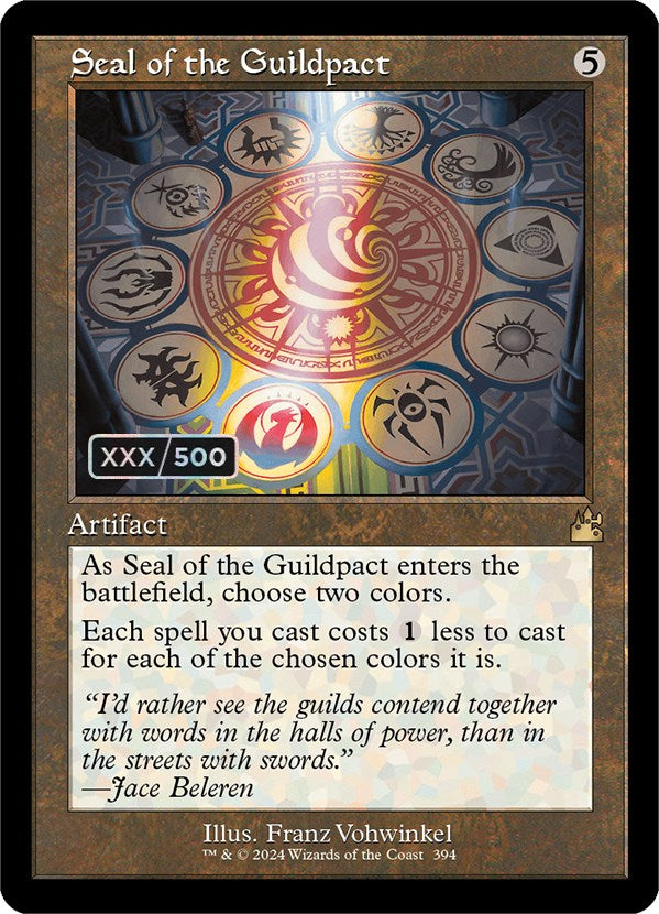 Seal of the Guildpact (Retro) (Serialized) [Ravnica Remastered] | Exor Games Truro