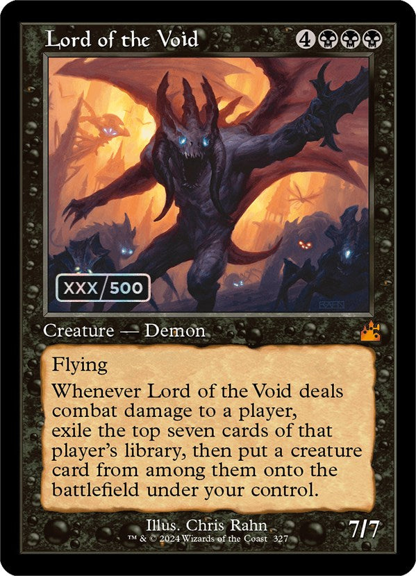 Lord of the Void (Retro) (Serialized) [Ravnica Remastered] | Exor Games Truro
